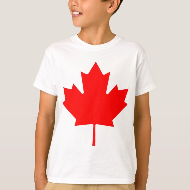 T-shirt Feuille d'érable canadienne (Devant)