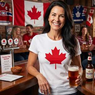 T-shirt Feuille d'érable canadienne