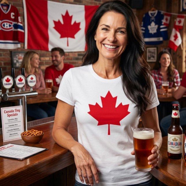 T-shirt Feuille d'érable canadienne (Créateur téléchargé)