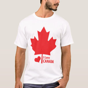 T-shirt Feuille d'érable canadienne de jour du Canada de