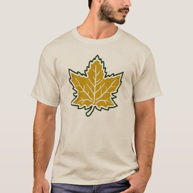 T-shirt Feuille d'érable canadienne Style Vintage CANADA (Devant)