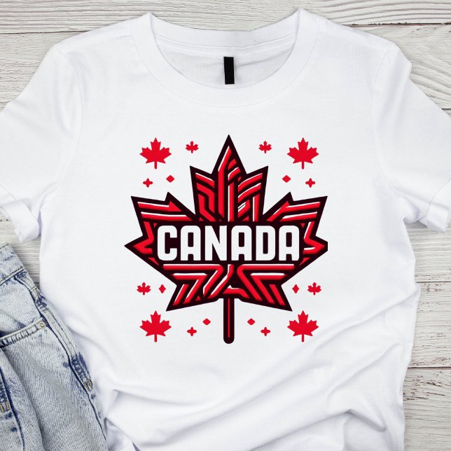 T-shirt Feuille d'érable complexe Canada (Créateur téléchargé)
