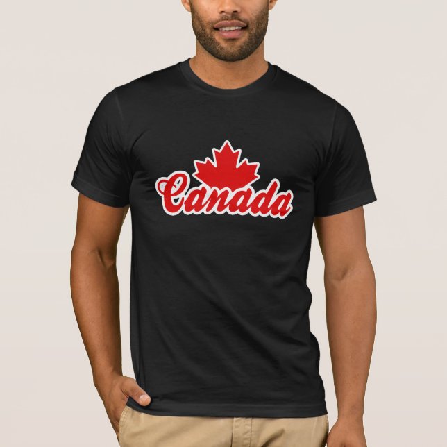 T-shirt Feuille d'érable du Canada (Devant)