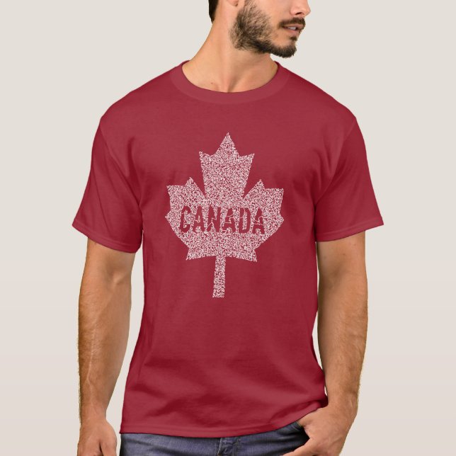 T-shirt Feuille d'érable du Canada (Devant)