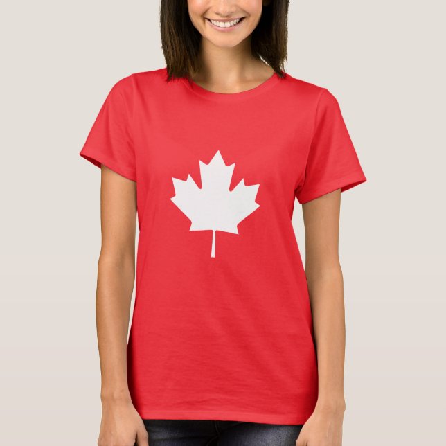 T-shirt Feuille d'érable du Canada (Devant)