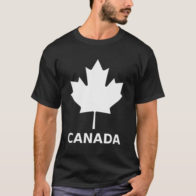 T-shirt Feuille d'érable du Canada (Devant)