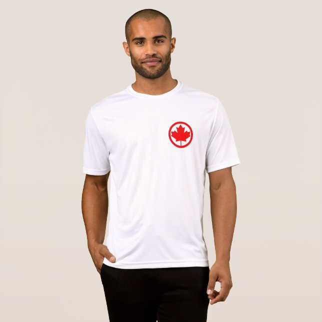 T-shirt Feuille d'érable du Canada (Devant entier)