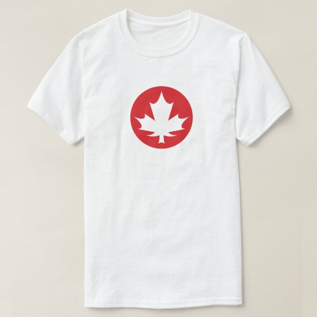 T-shirt feuille d'érable du Canada | Cadeau de la  (Design devant)