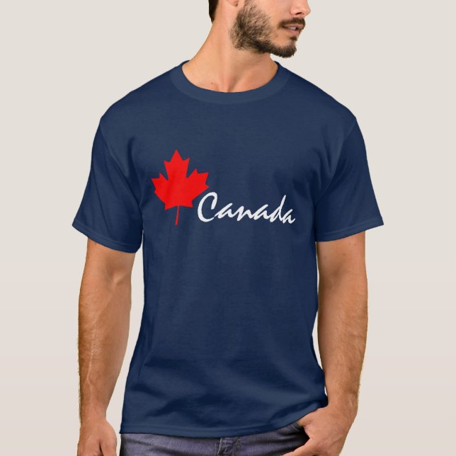 T-shirt Feuille d'érable rouge du Canada (Devant)