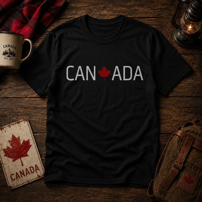 T-shirt Feuille d'érable rouge du Canada (Créateur téléchargé)