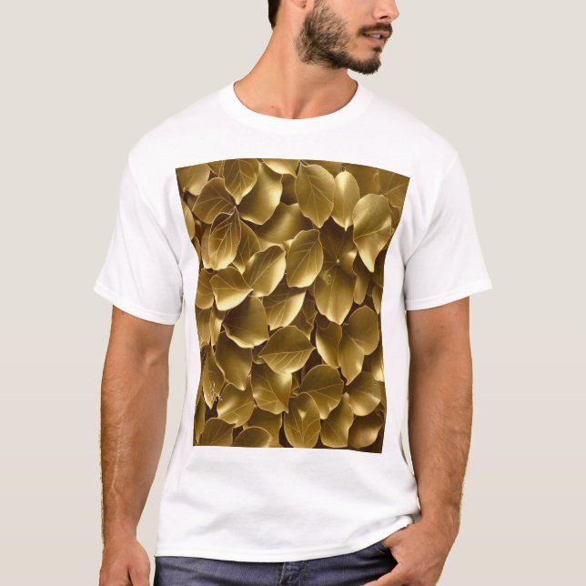 T-shirt Feuille d'or (Devant)