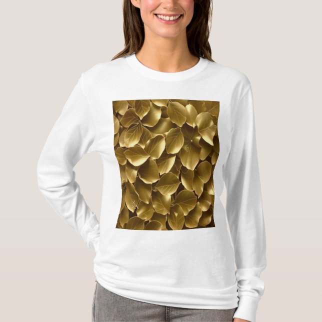 T-shirt Feuille d'or (Devant)