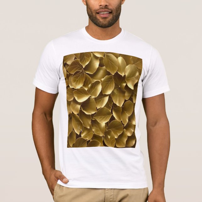 T-shirt Feuille d'or (Devant)