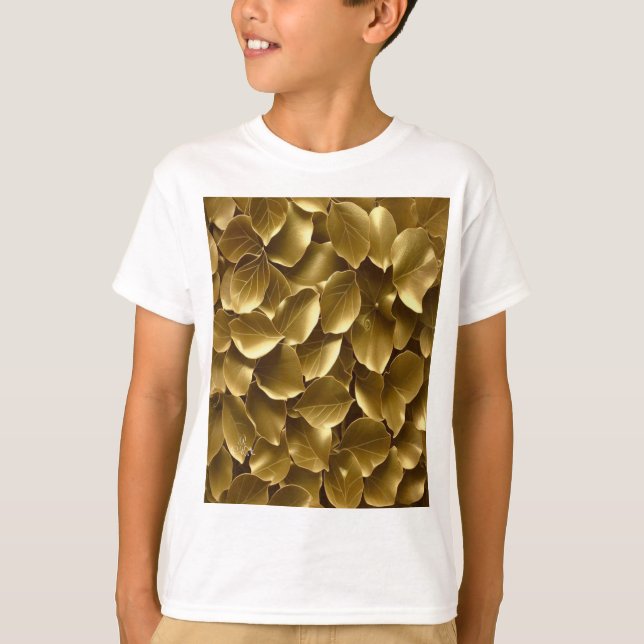 T-shirt Feuille d'or (Devant)