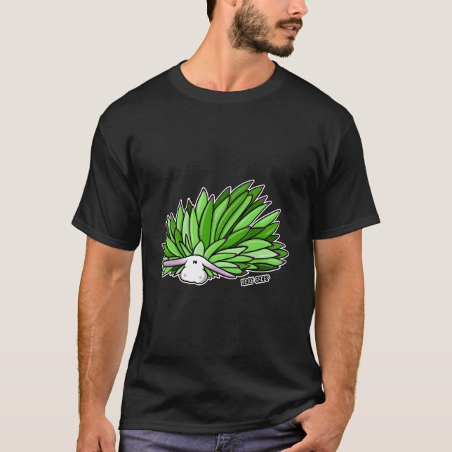 T-shirt Feuille Mouton Cute Mer Mer Boug Costasiella Kuros (Devant)