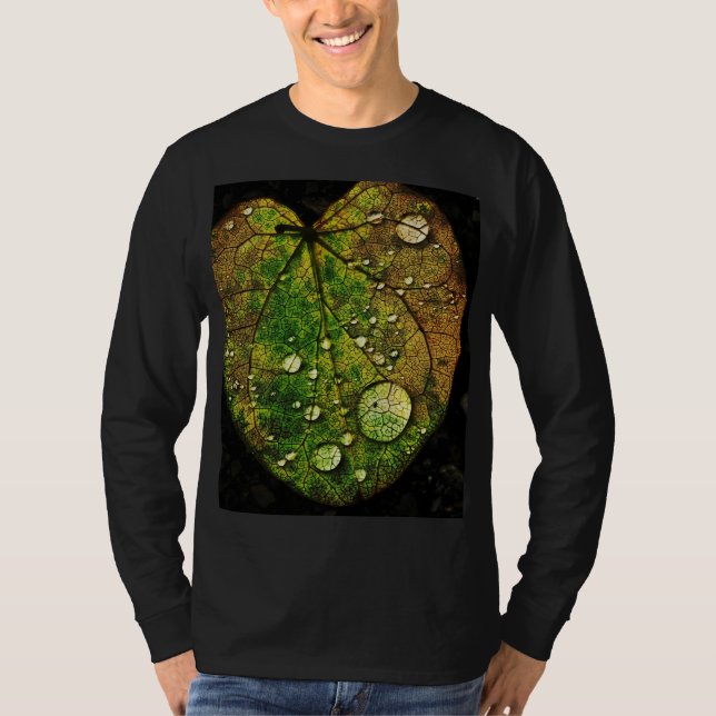 T-shirt Feuille tombante (Devant)
