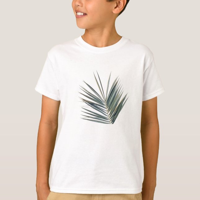 T-shirt Feuille verte pâle (Devant)