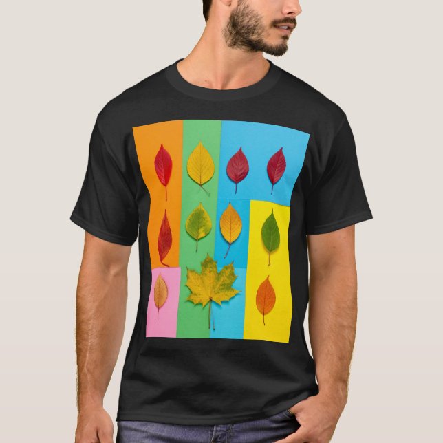 T-shirt feuilles (Devant)