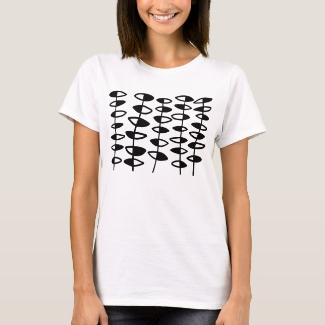 T-shirt Feuilles alternatifs Abstraits (Devant)