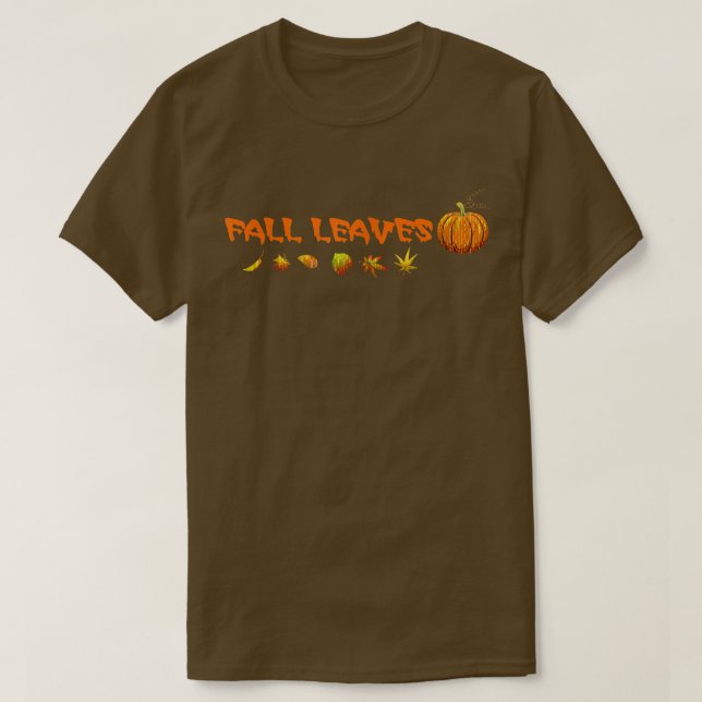 T-shirt Feuilles automnales (Design devant)