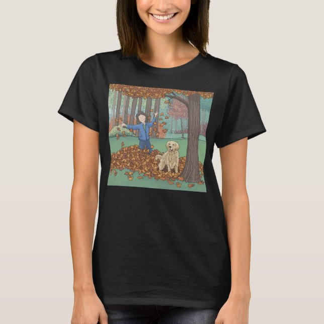 T-shirt Feuilles Automne (Devant)
