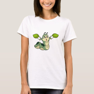 T-shirt Feuilles Caterpillar