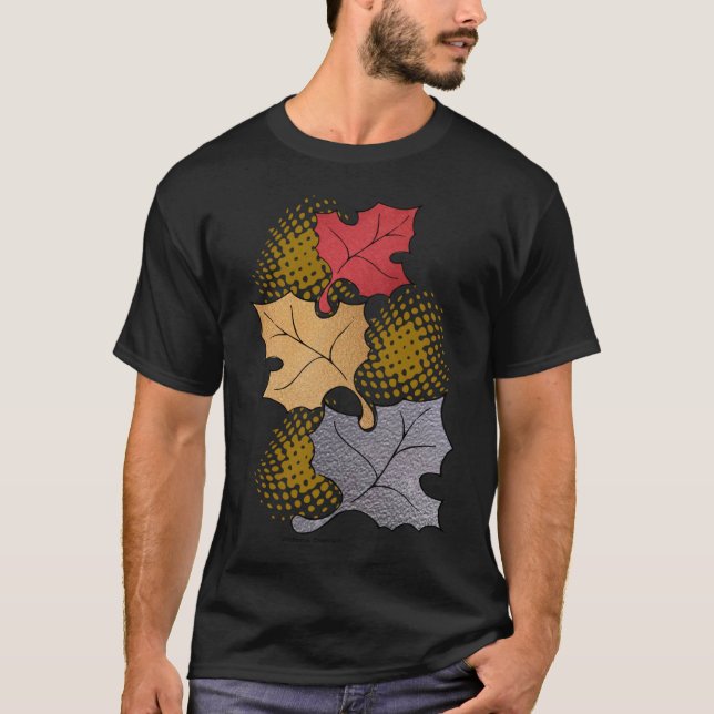 T-shirt Feuilles d'automne (Devant)