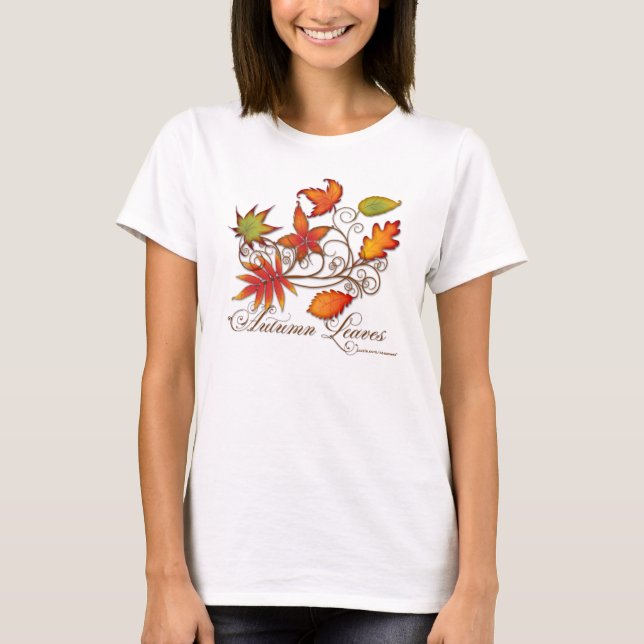 T-shirt Feuilles d'automne (Devant)