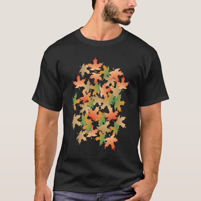 T-shirt Feuilles d'automne (Devant)