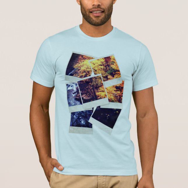 T-shirt Feuilles d'automne avec rivière (Devant)