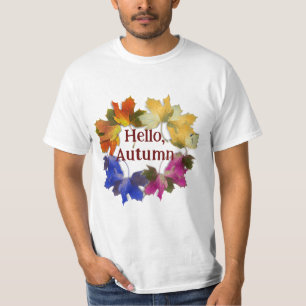 T-shirt Feuilles d'automne colorées