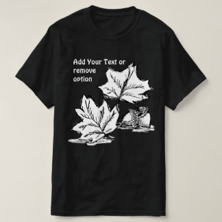 T-shirt Feuilles d'automne et croquis de maïs