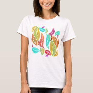 T-shirt Feuilles d'automne motif