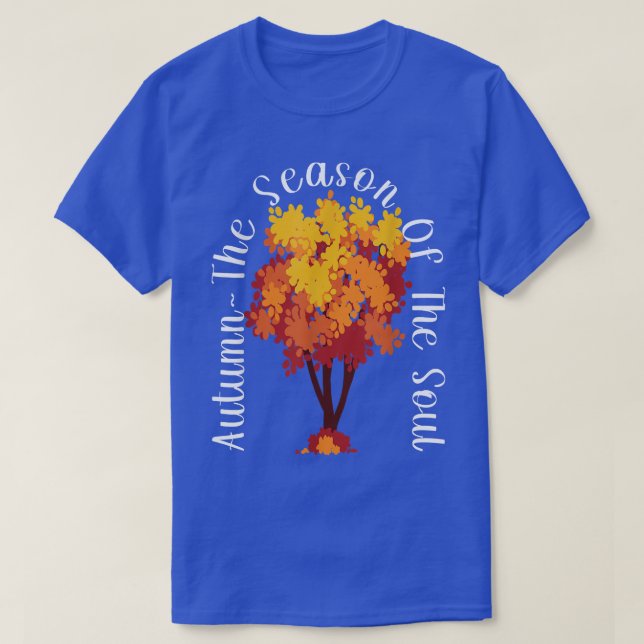 T-shirt Feuilles D'Automne Saison De L'Âme Feuilles D'Arbr (Design devant)