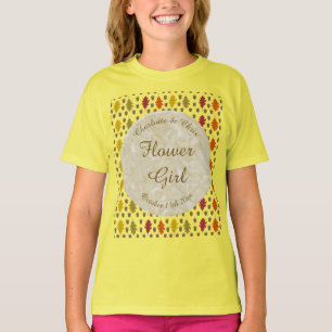 T-shirt Feuilles de chêne et Acorns Automne Mariage d'auto