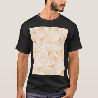 T-shirt Feuilles de Ginkgo : Motif Floral sans joint.
