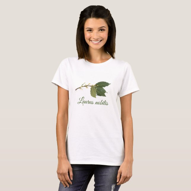 T-shirt Feuilles de laurier frais (Devant entier)
