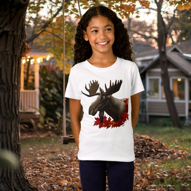 T-Shirt Feuilles de l'érable rouge orignal (Créateur téléchargé)