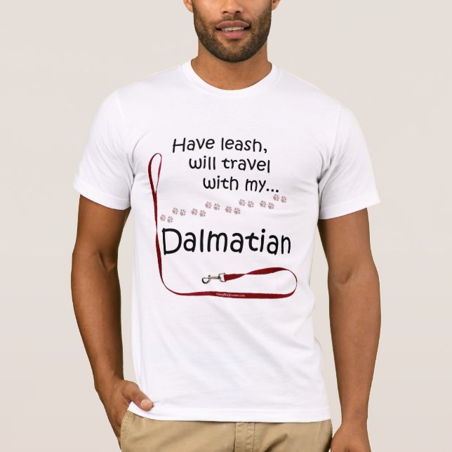 T-shirt Feuilles de voyage dalmate (Devant)