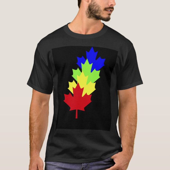 T-shirt Feuilles d'érable - Canada (Devant)