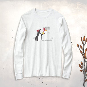 T-shirt Feuilles d'érable d'automne et manchot drôle à man