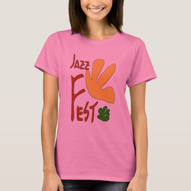 T-shirt Feuilles du Jazz Fest (Devant)