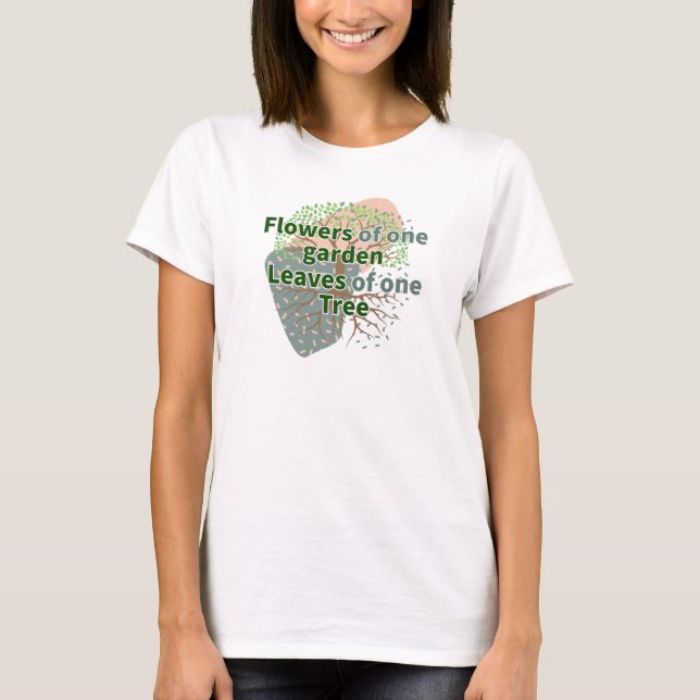 T-shirt Feuilles d'un arbre (Devant)