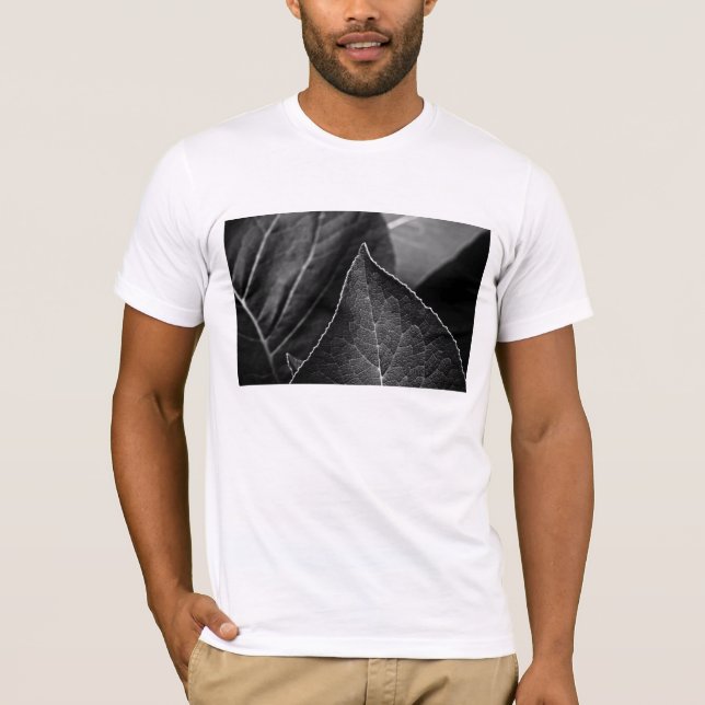 T-shirt feuilles étant (Devant)