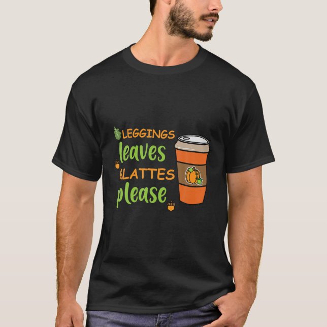 T-shirt Feuilles Leggings (Devant)