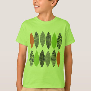 T-shirt Feuilles texturés 02