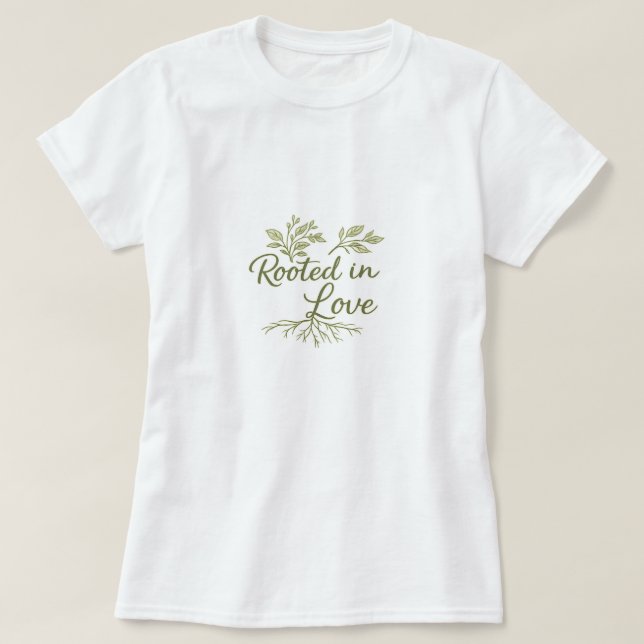 T-shirt Feuilles vertes  (Design devant)