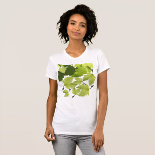 T-shirt Feuilles verts de vigne