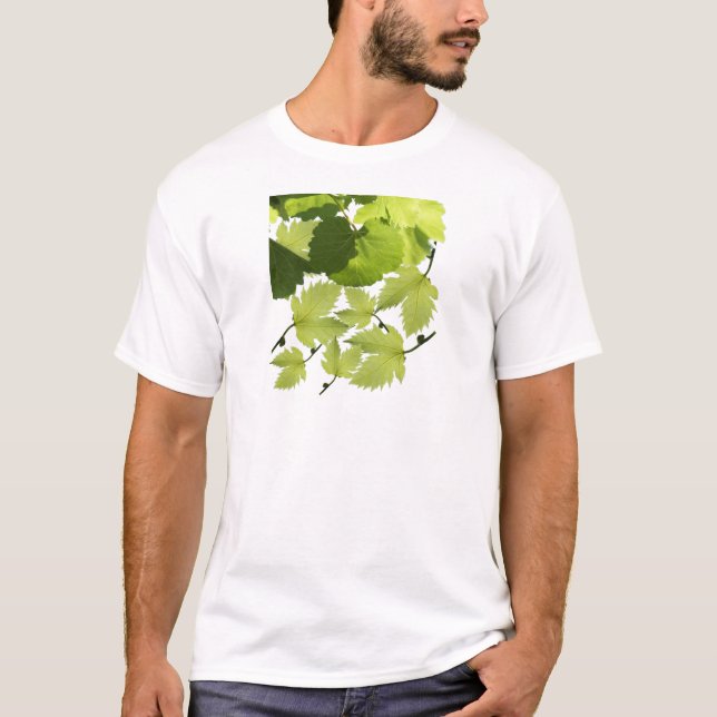 T-shirt Feuilles verts de vigne (Devant)