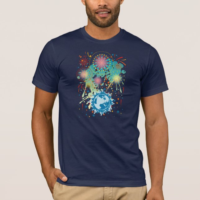 T-shirt Feux d'artifice (Devant)